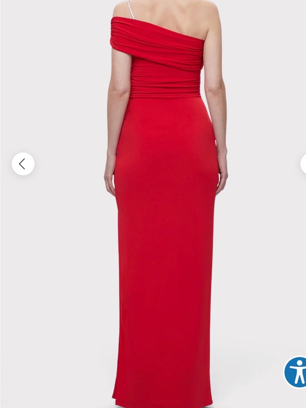 Herve Leger Vibrant Red Maxi Column Skirt - Picture 3 of 4
